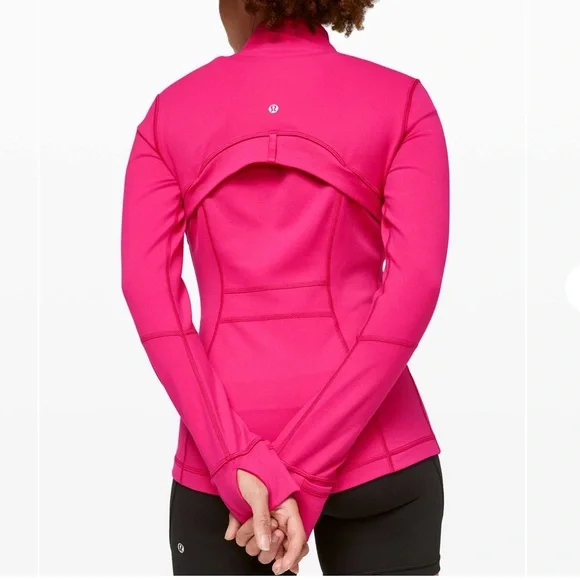 Lululemon Define Jacket Rare Pink Calypso Size 8 - Picture 9 of 9